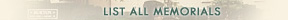List All Memorials